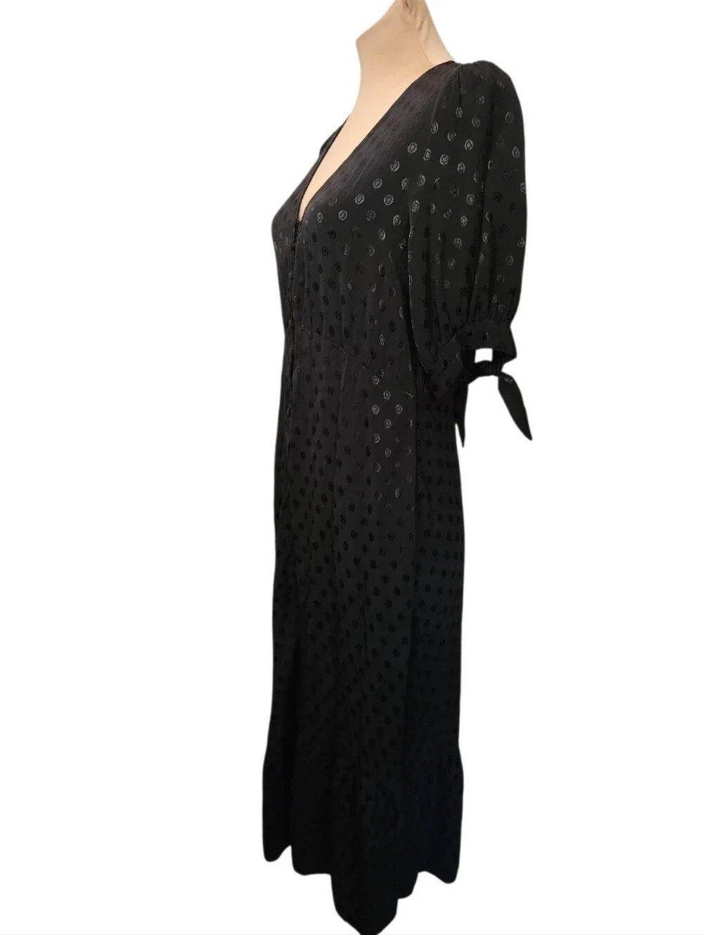 ANTHROPOLOGIE MAEVE Eudora PolkaDot Midi Dress - Size 6